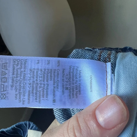 NWT Madewell Pull-On Straight Jeans in Saull Wash, size 33 - Picture 8 of 8